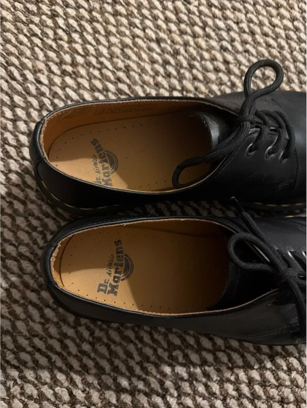 Dr Martens 3 Hole Leather Oxford Casual Shoes Mens 10